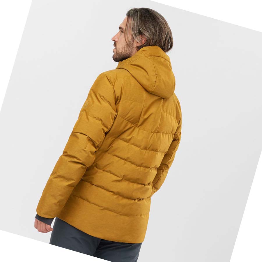 Chaquetas De Esquí Salomon SNOWSHELTER Hombre Marrom | MX 3338OKI